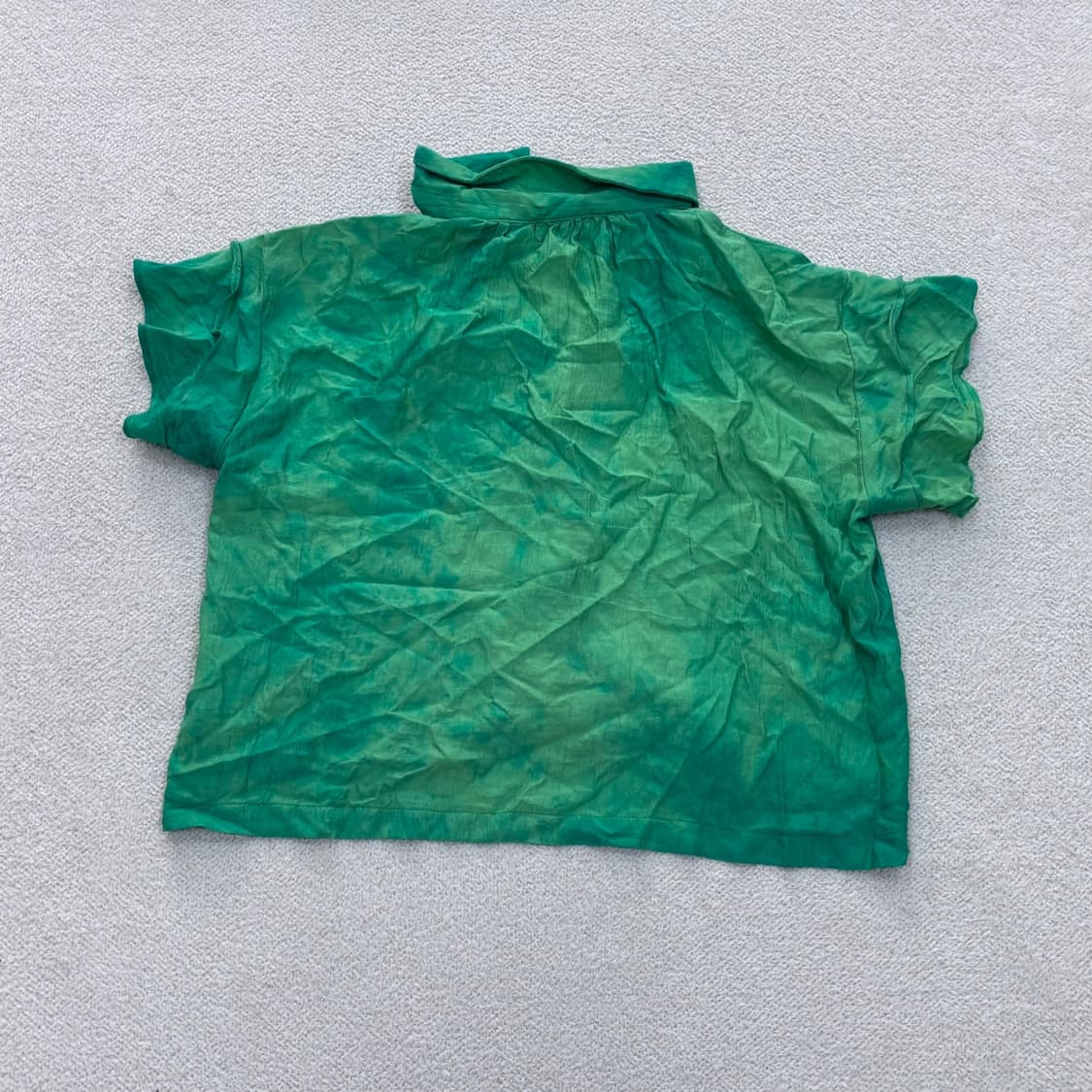 실측확인 고급 빈티지 여성 크롭 셔츠 0402E 상품이미지2