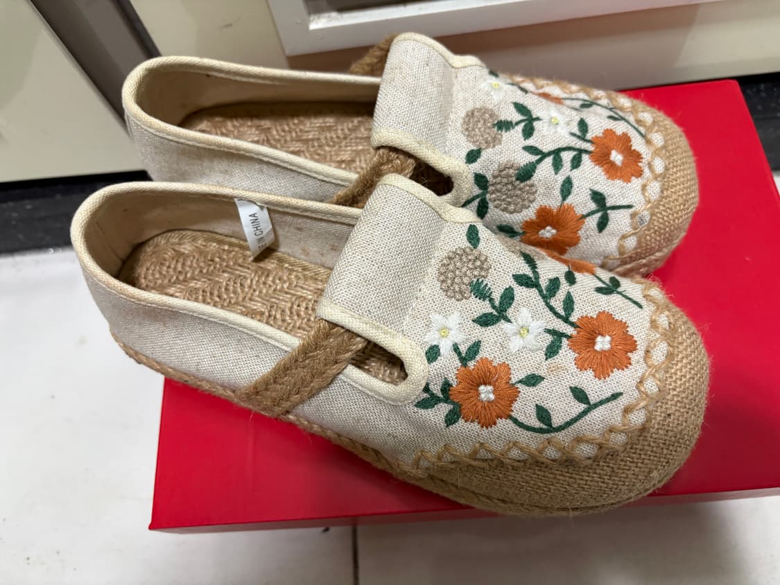 모리걸 자수 신발 새것 상품이미지3