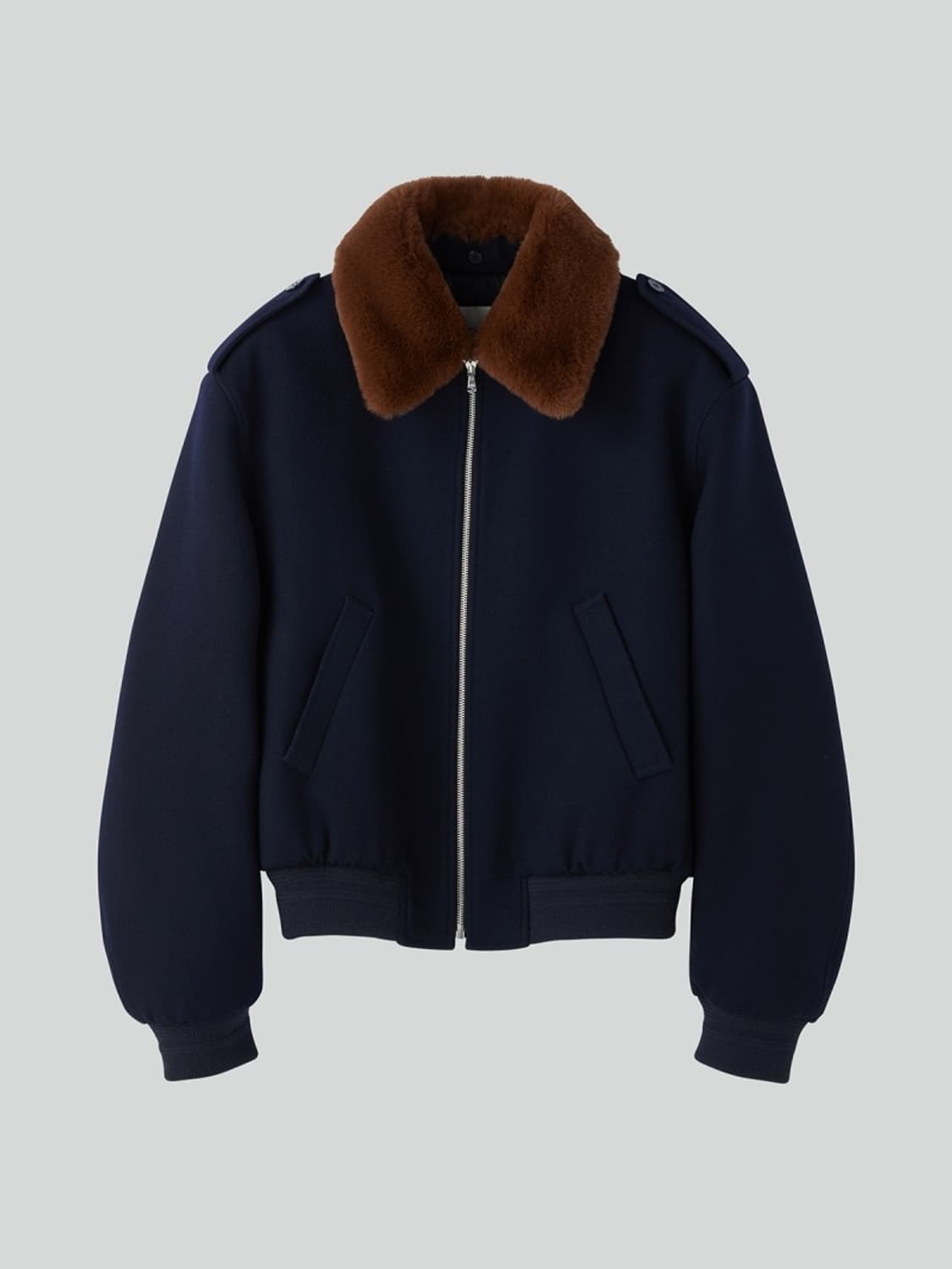 (S) 렉토 24FW 에폴렛 디테일 울 점퍼 상품이미지1