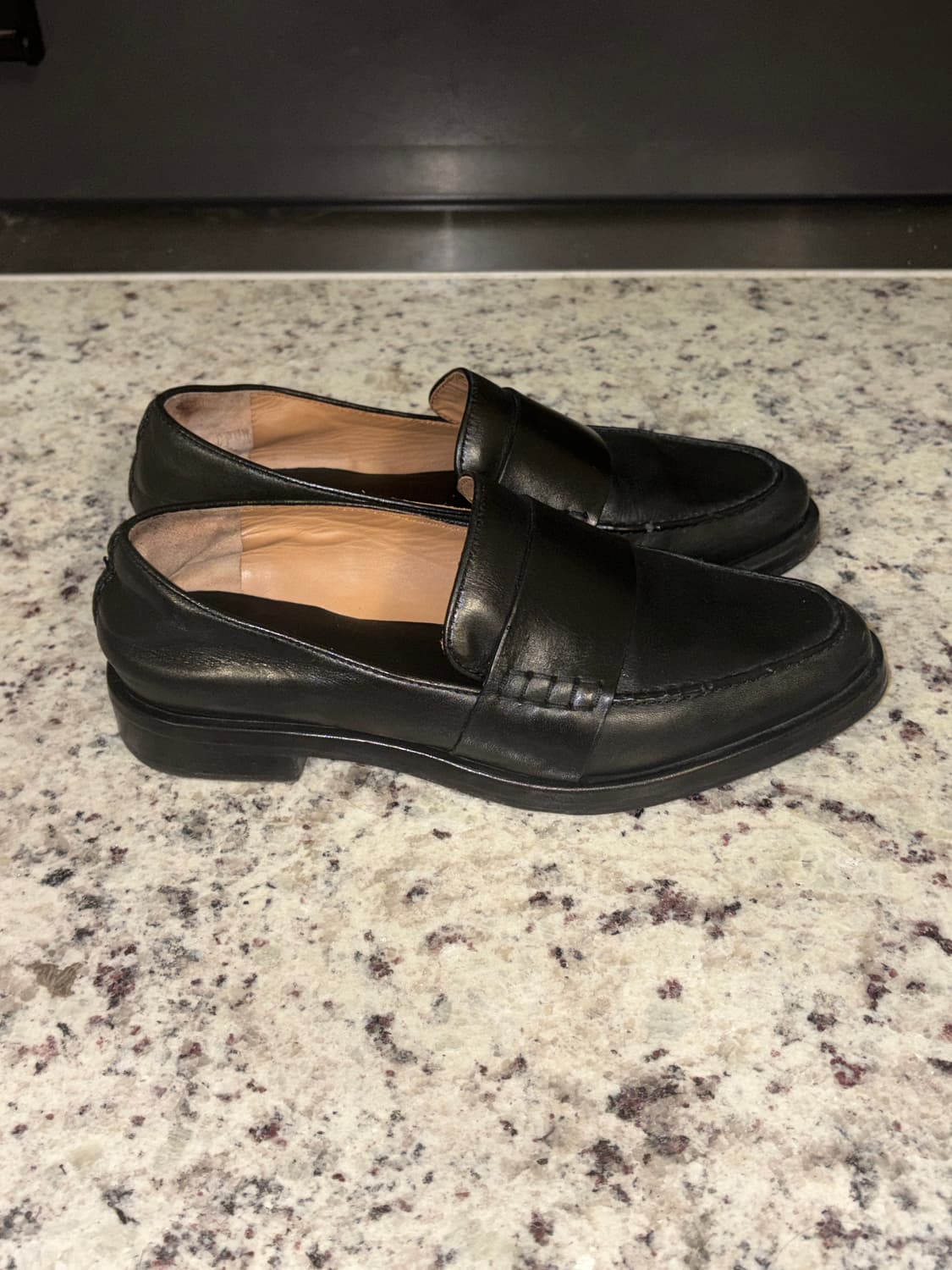 COS 블랙 레더 로퍼 37 상품이미지7