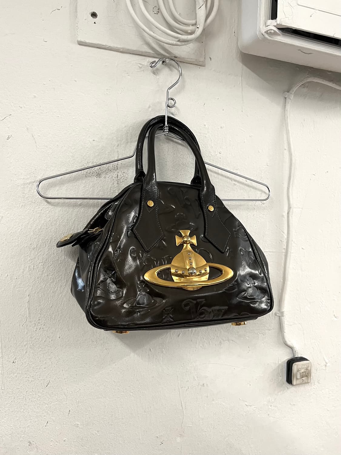 비비안웨스트우드 빅오알비 미니 페이던트 레더백 상품이미지2