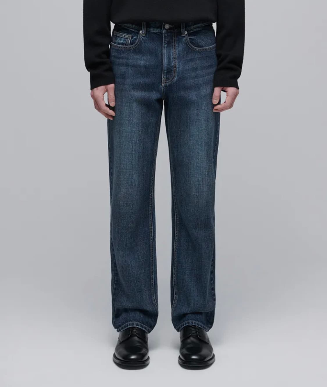 무신사 스탠다드 콘 스트레이트 데님 팬츠 30사이즈 상품이미지1