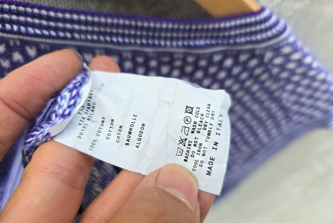 에트로 코튼 베스트 (made in italy) 상품이미지8