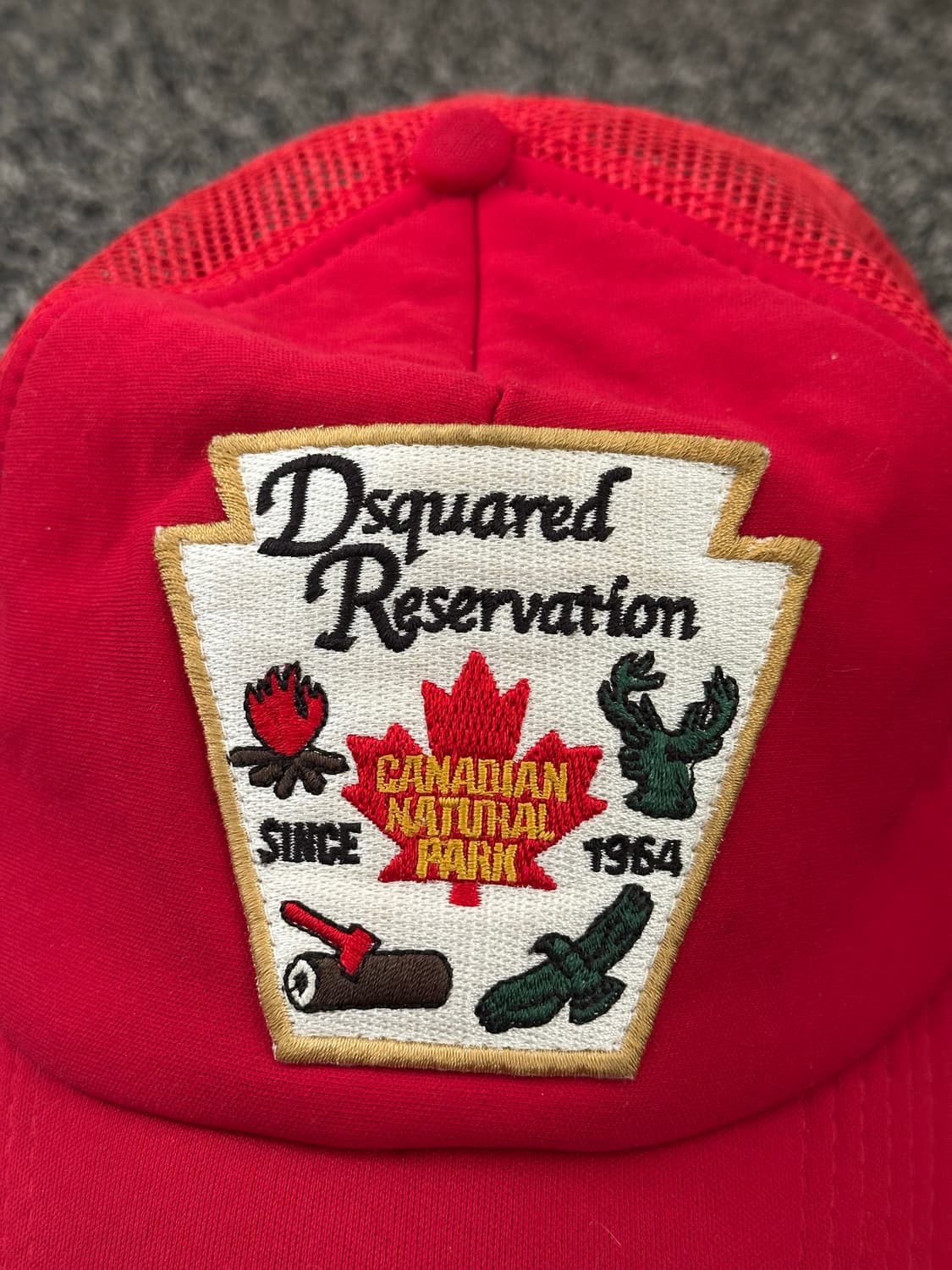 디스퀘어드2 레드 트러커햇 상품이미지2