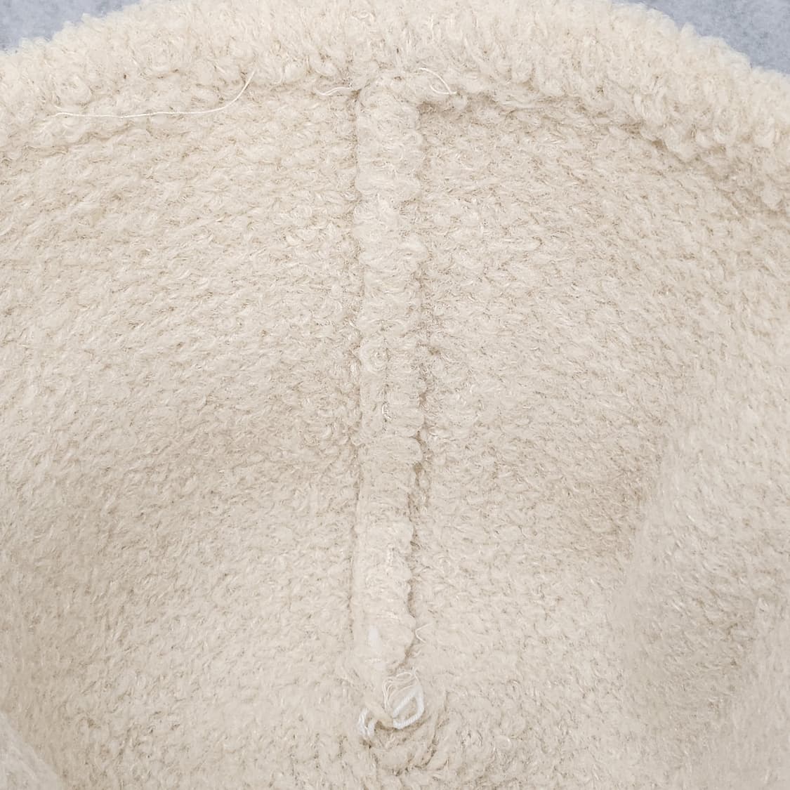 보세 뽀글이 벙거지 아이보리 58cm 상품이미지5