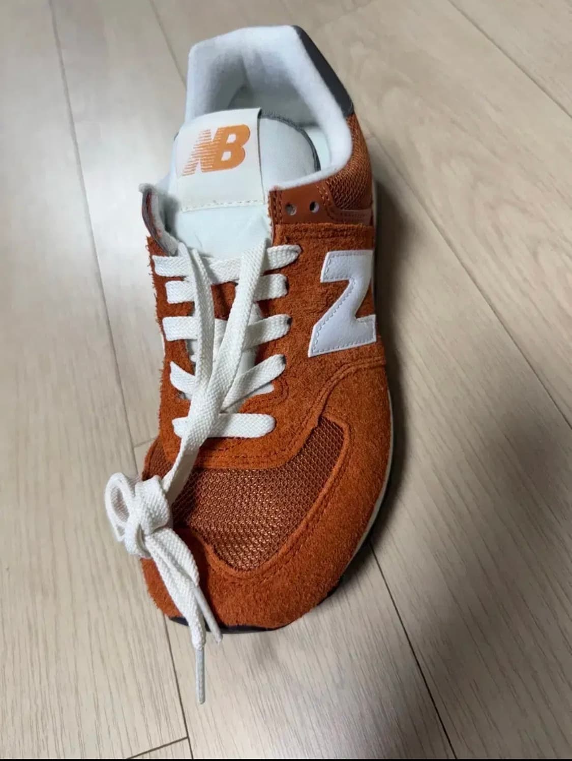 뉴발란스 574 헤리티지 오렌지 버스트 화이트240 상품이미지2