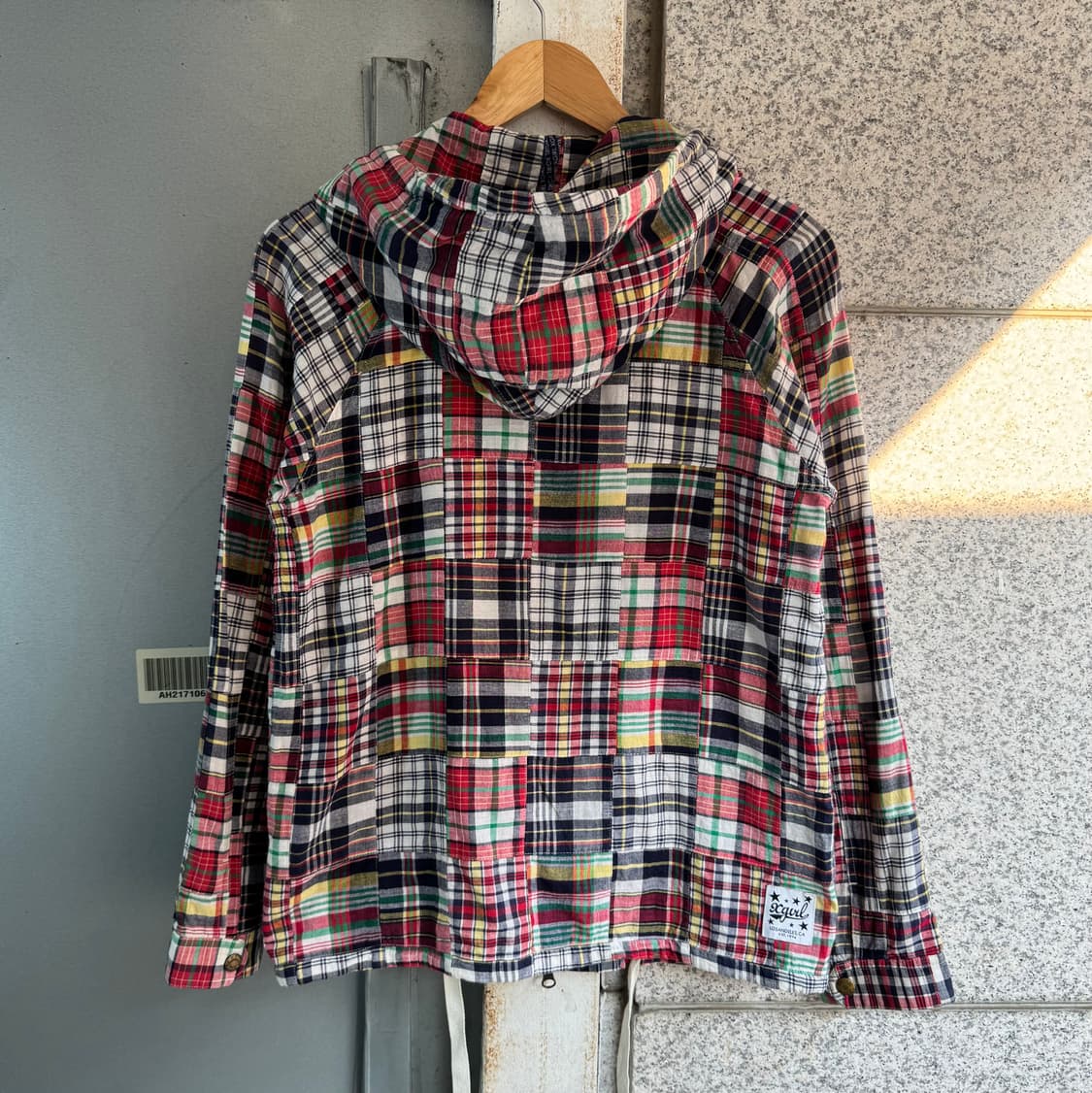 엑스걸 JPN 패치워크 로고 코튼 자켓 상품이미지2