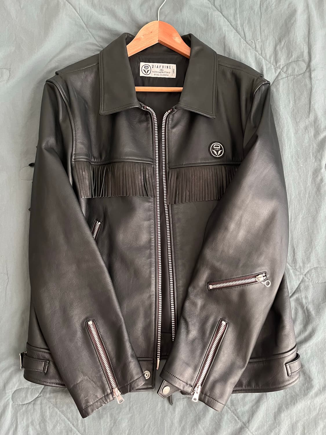 디아프바인 웨스턴 레더자켓 상품이미지1