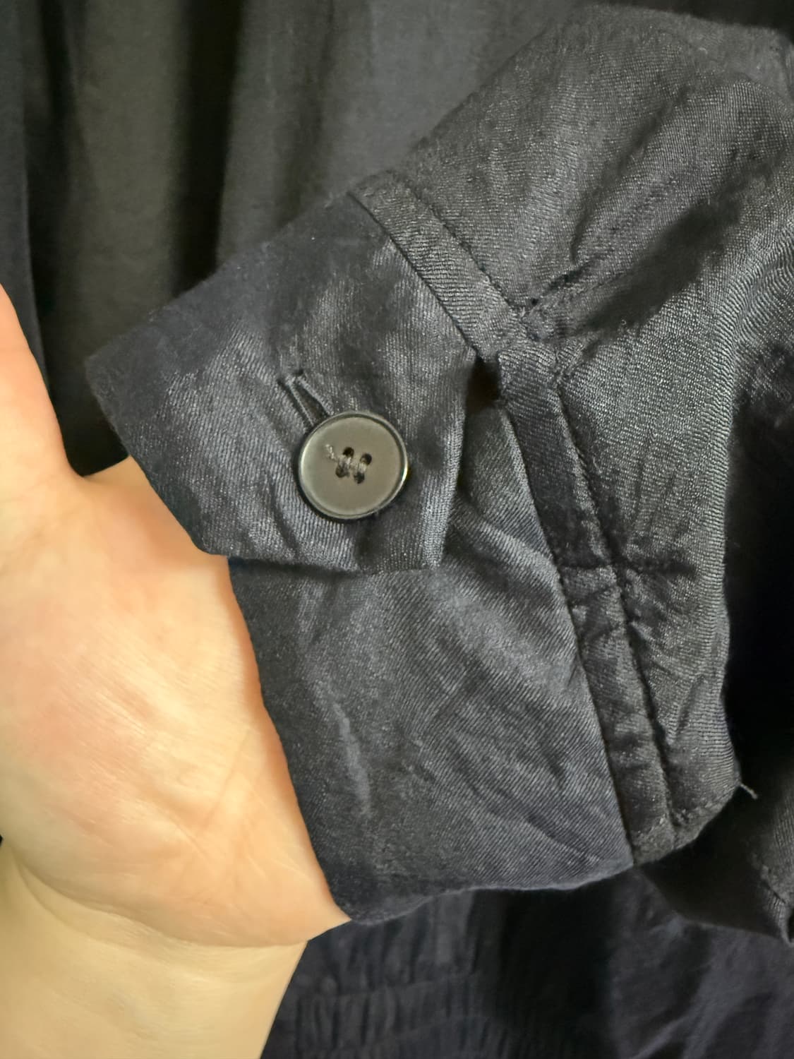 택포 Comoli 울 실크 스윙 탑 자켓 A03-01003 (24AW) 상품이미지3