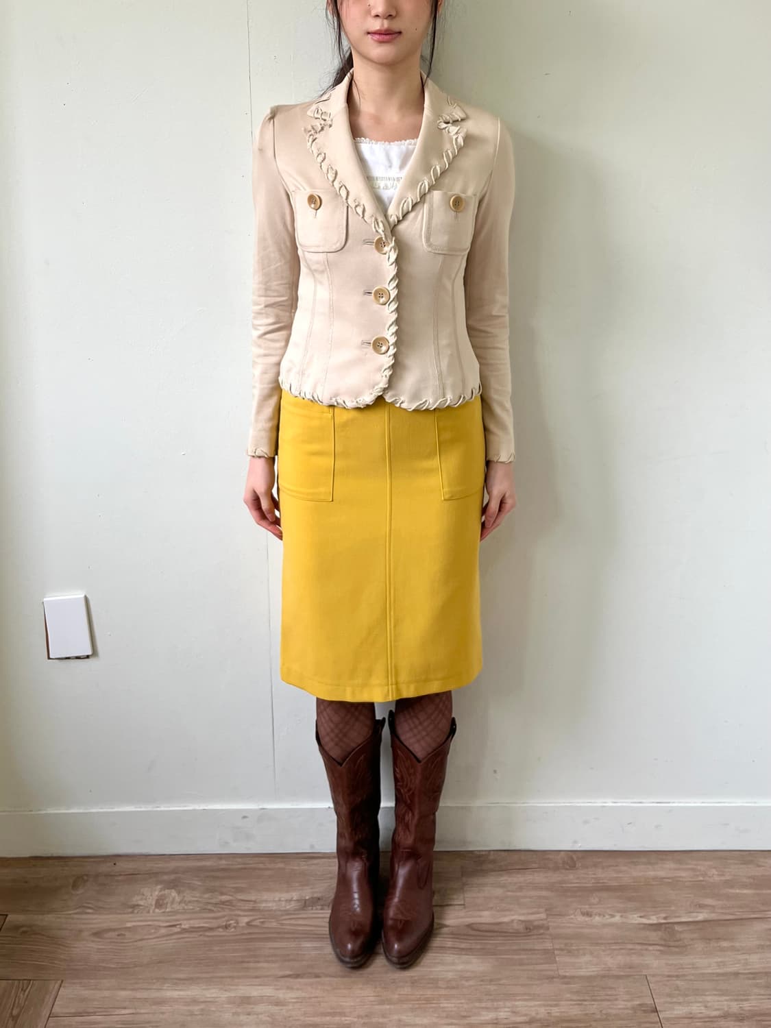 NATURAL BEAUTY 투 포켓 스커트 상품이미지8