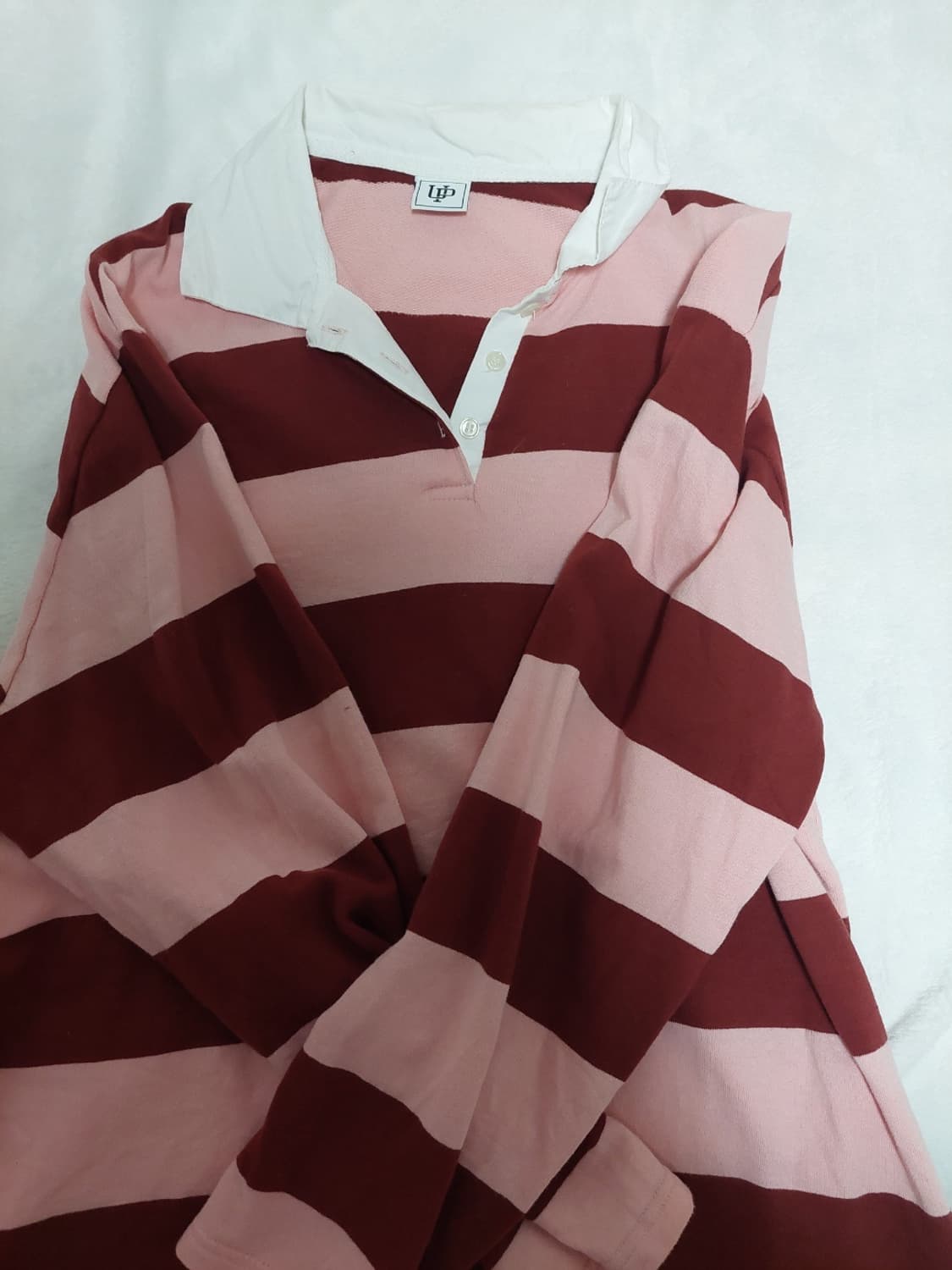 언노운 플라넷 럭비티 핑크브라운 상품이미지2