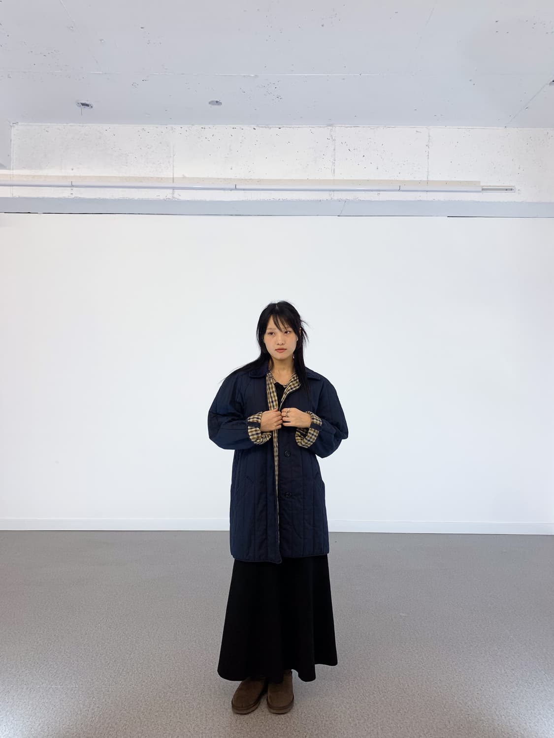 아쿠아스큐텀 퀼팅 자켓 100  상품이미지2