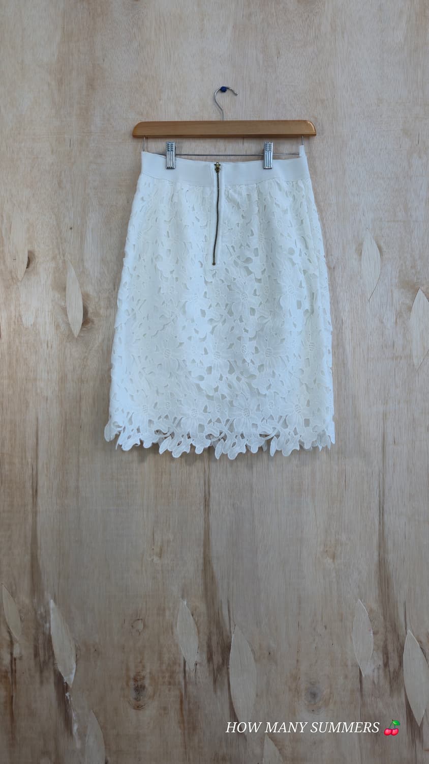 Ciaopanic 화이트 플라워 레이스 미니 밴딩 스커트 상품이미지2