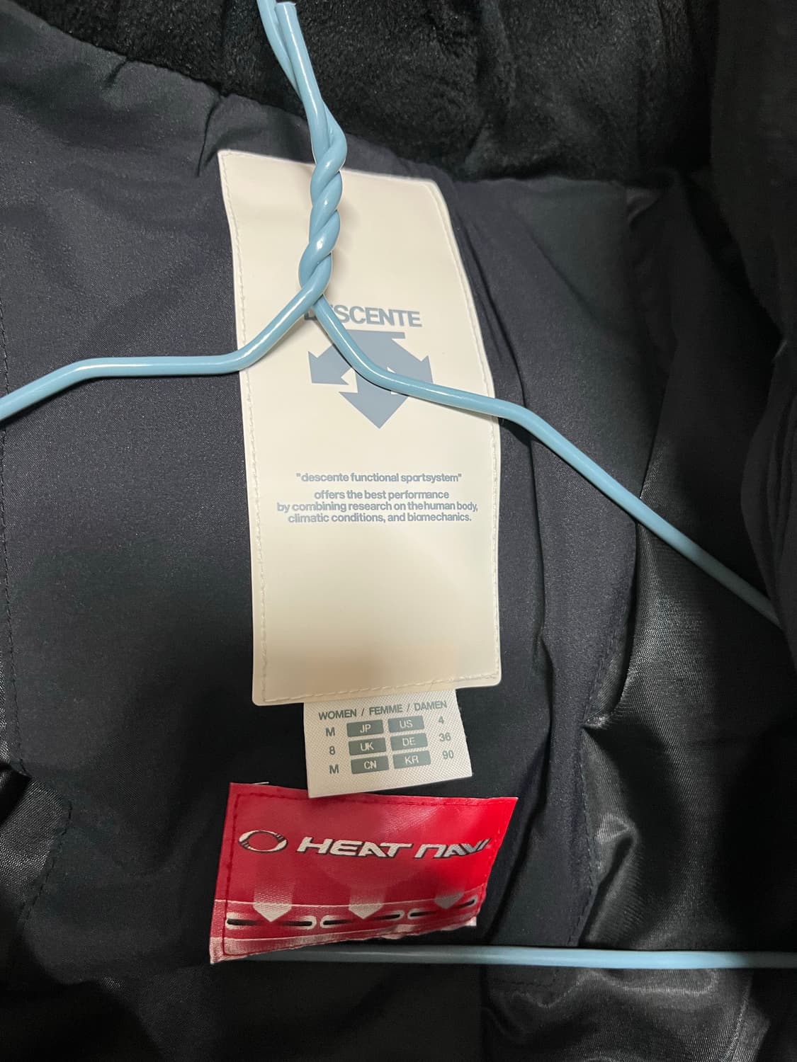 데상트 남녀공용 롱패딩 다운 패딩 아우디 레플리카 스키 90 95 S M 상품이미지7