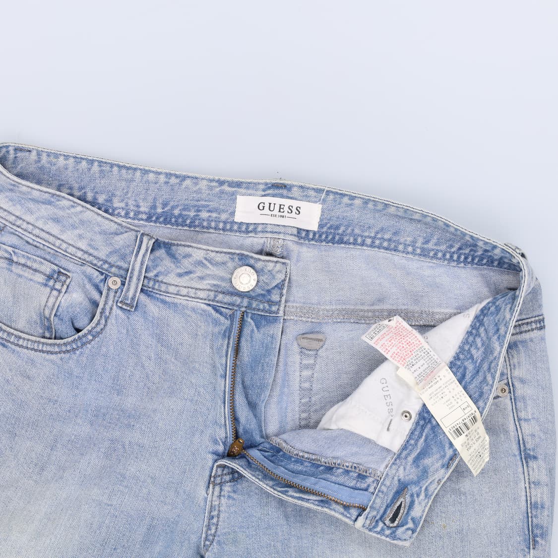 32 게스 연청 데님팬츠 0408H1 상품이미지4