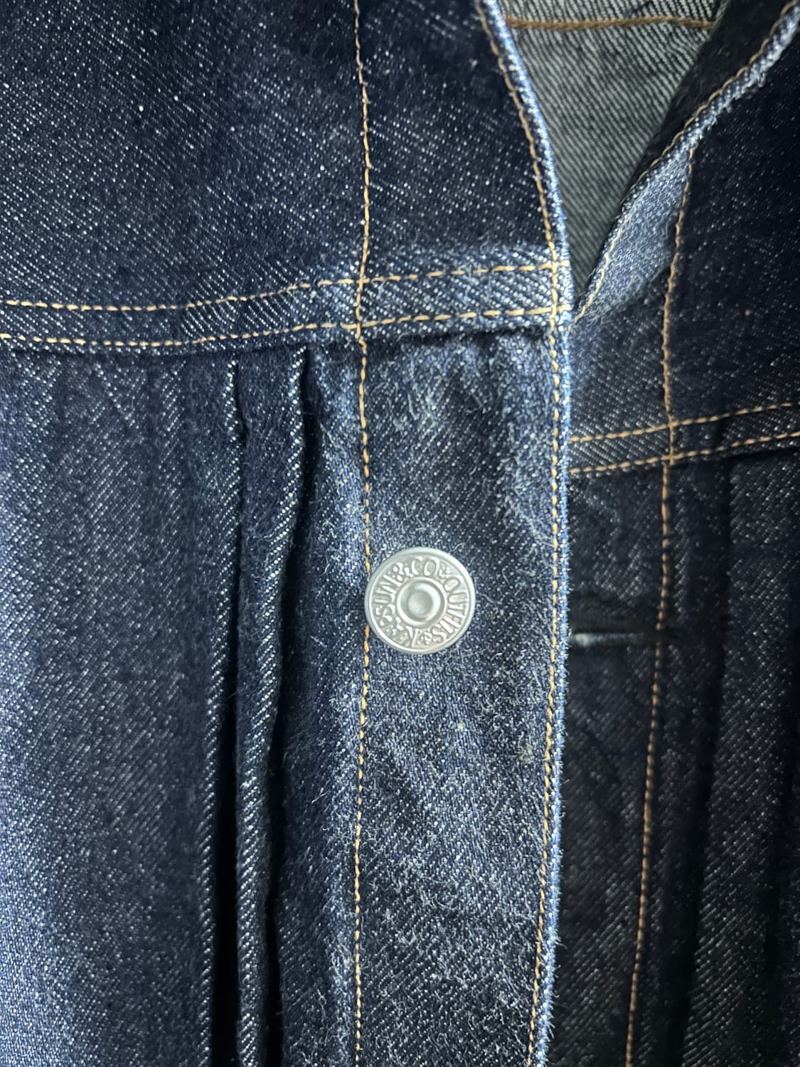 [42] 캡틴선샤인 트러커 인디고 워시드 상품이미지3