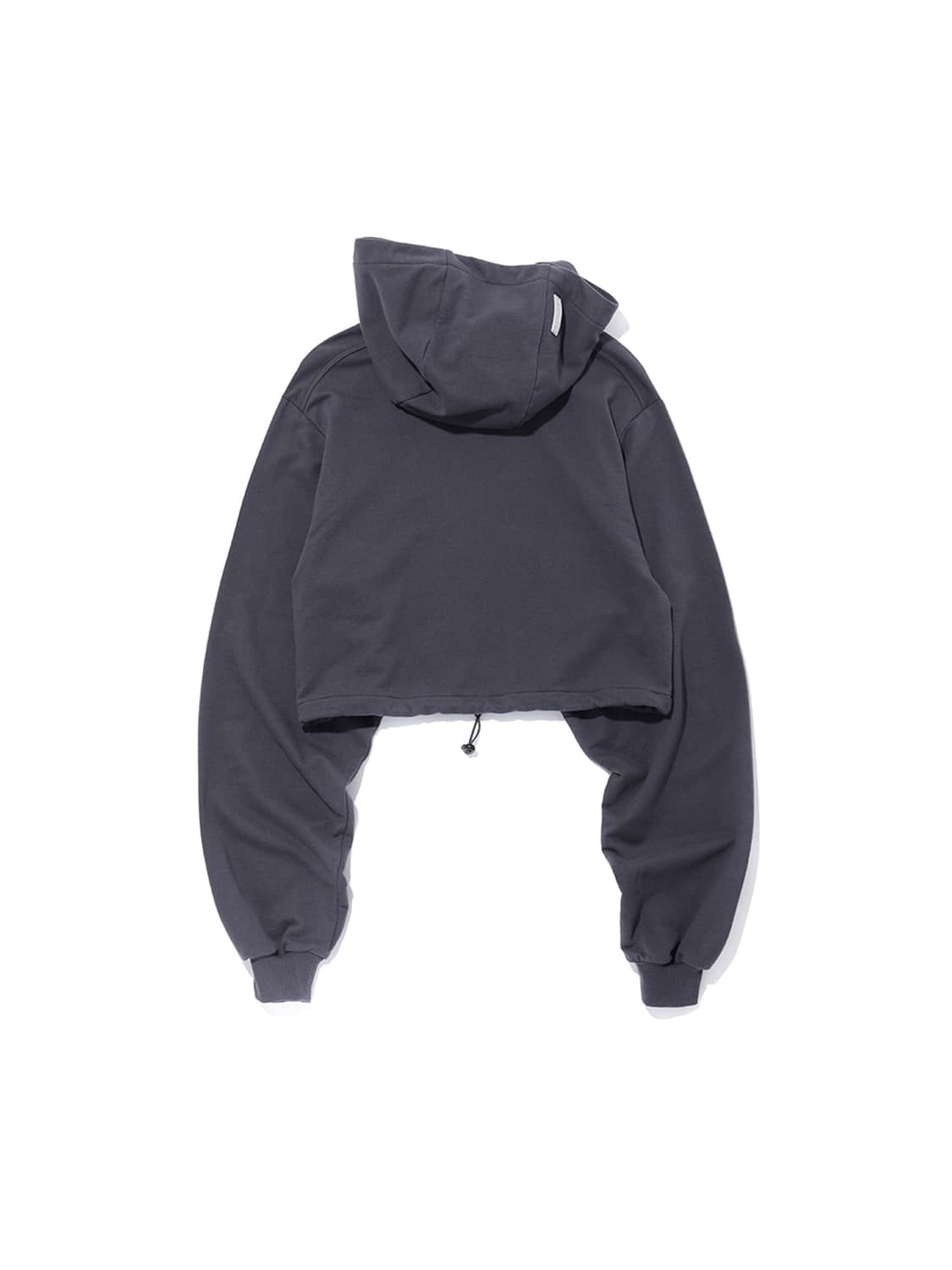 미스치프 크롭 사이드 집업 후드 (퍼플) 상품이미지5