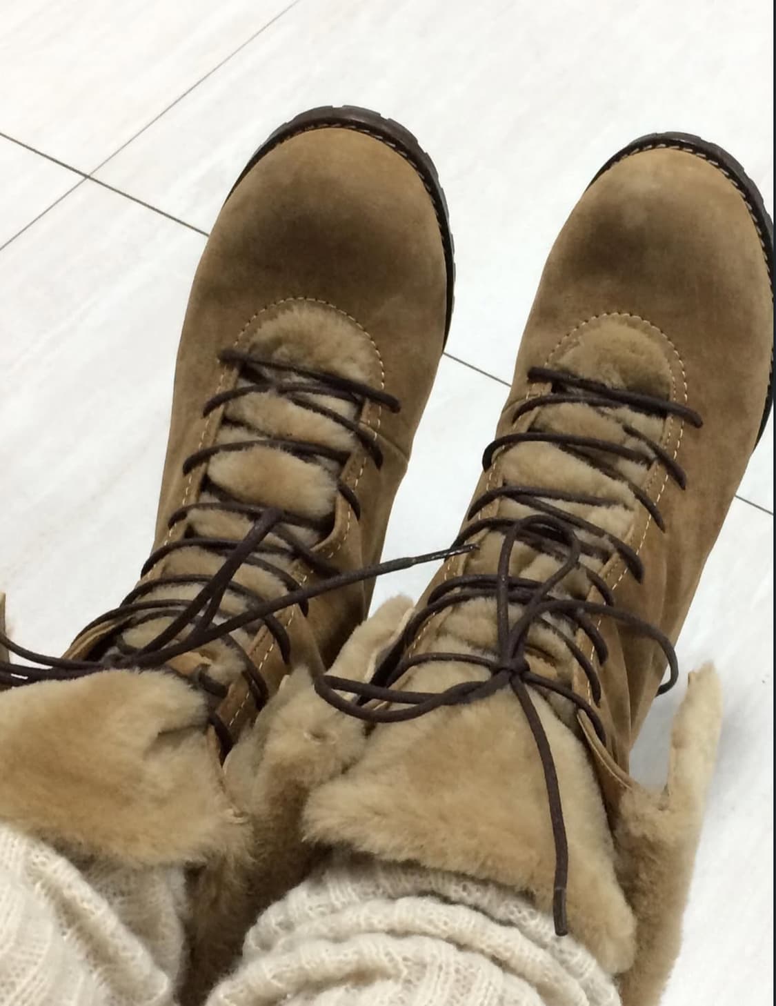 ꧁suede fur boots꧂ 퍼 구두  상품이미지4