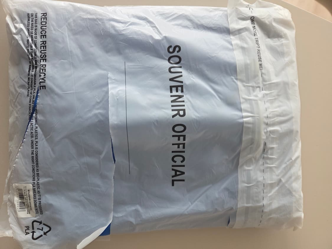 수베니어 후드 클래식 후드 블루 XL새상품 상품이미지2