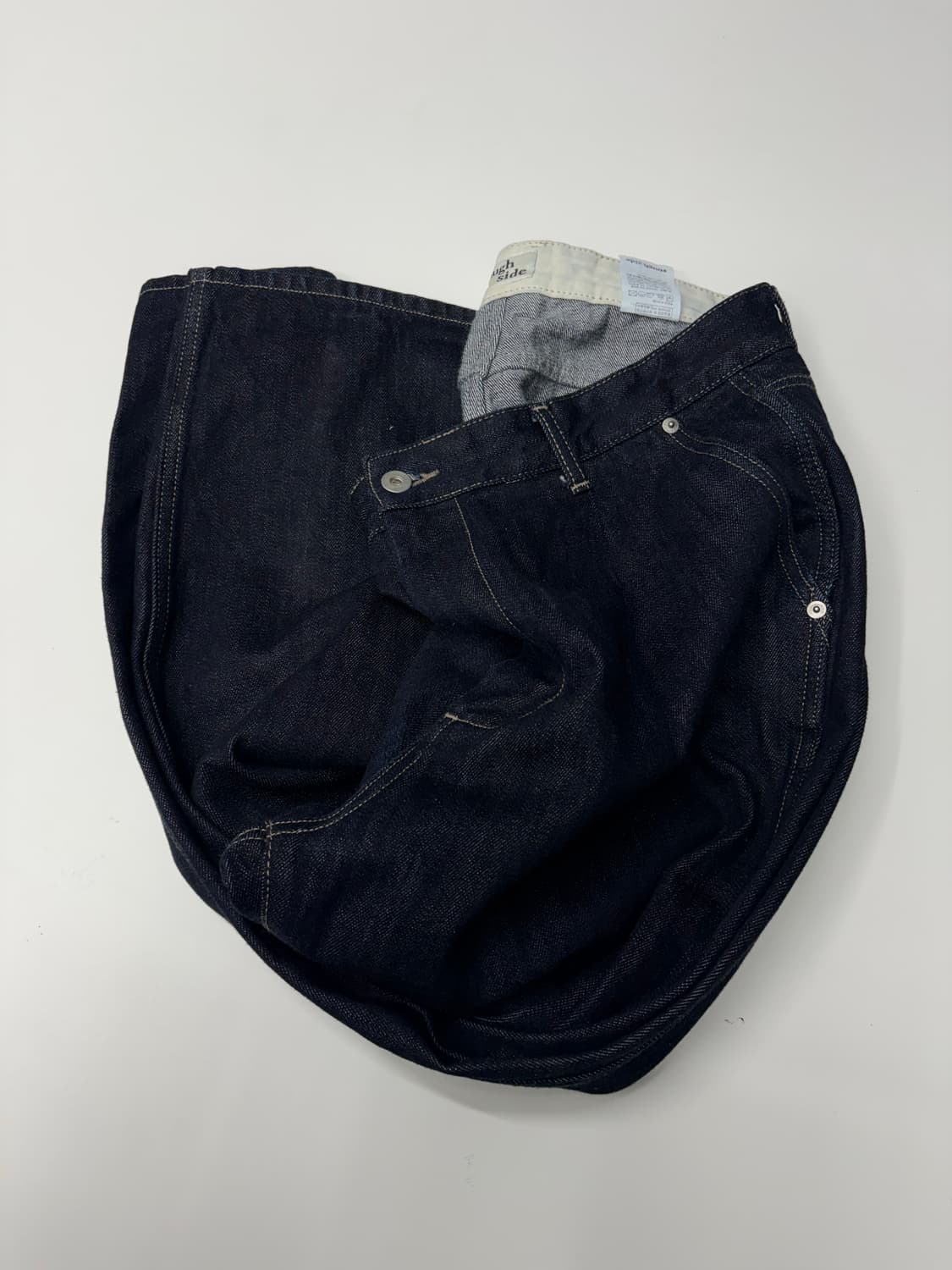 러프사이드 드레이프 시그니처 데님 상품이미지1