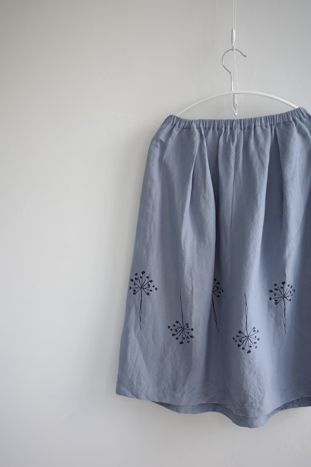 POU DOU DOU • 린넨 맞주름 스커트 상품이미지7