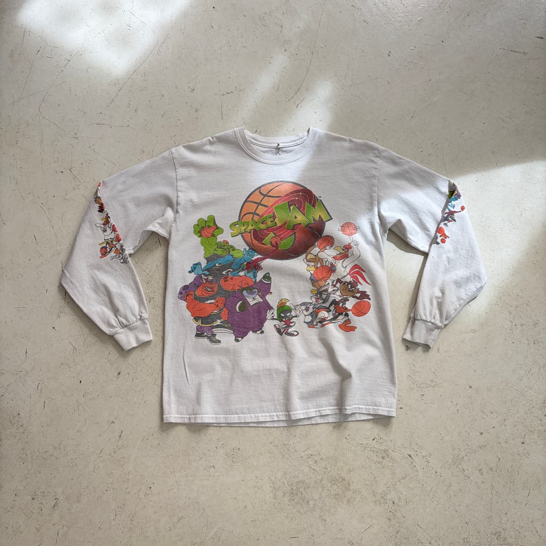 루니툰즈 스페이스 잼 오피셜 빈티지 롱슬리브 M 상품이미지1