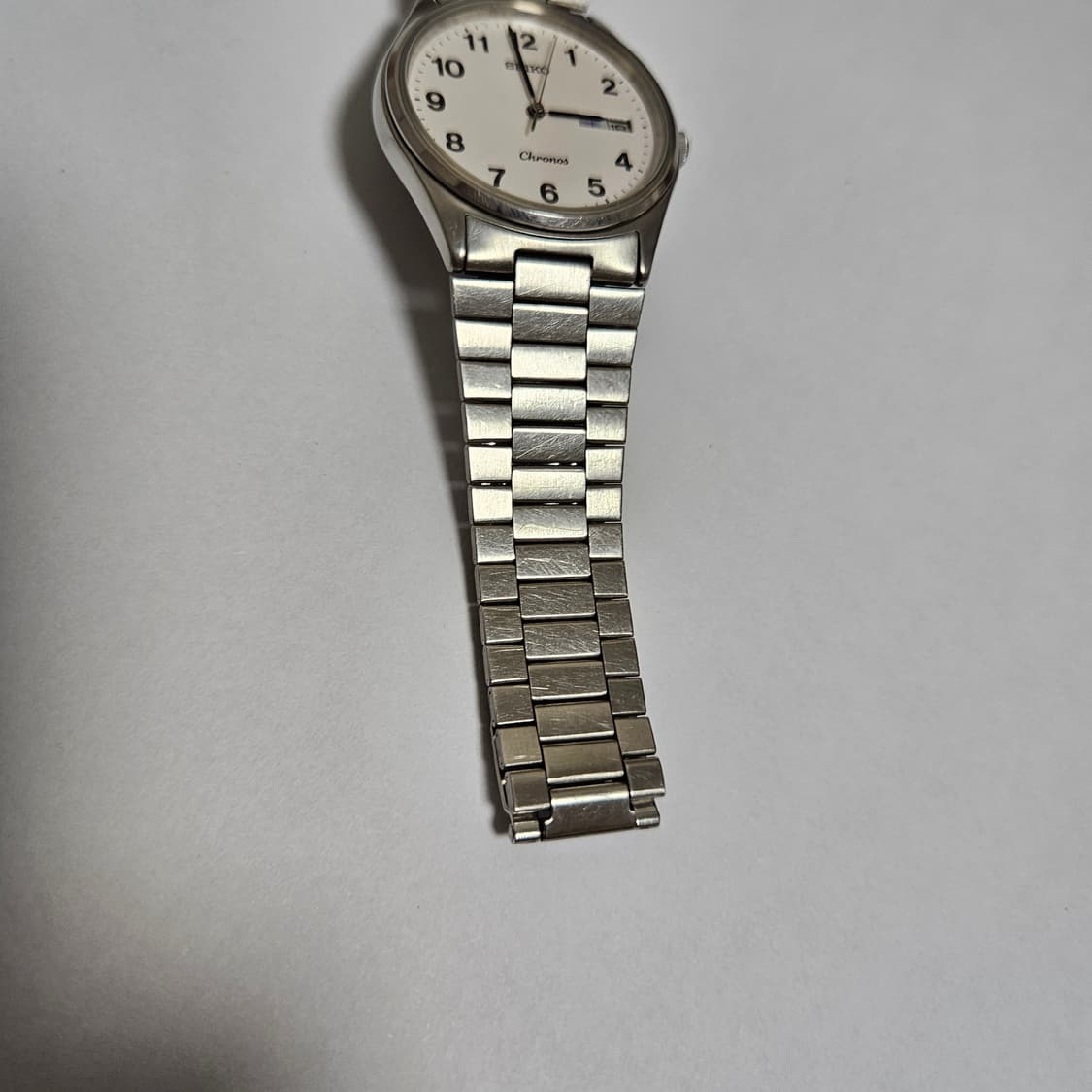 90s Seiko Chronos Day-date Quartz 빈티지 시계 상품이미지5