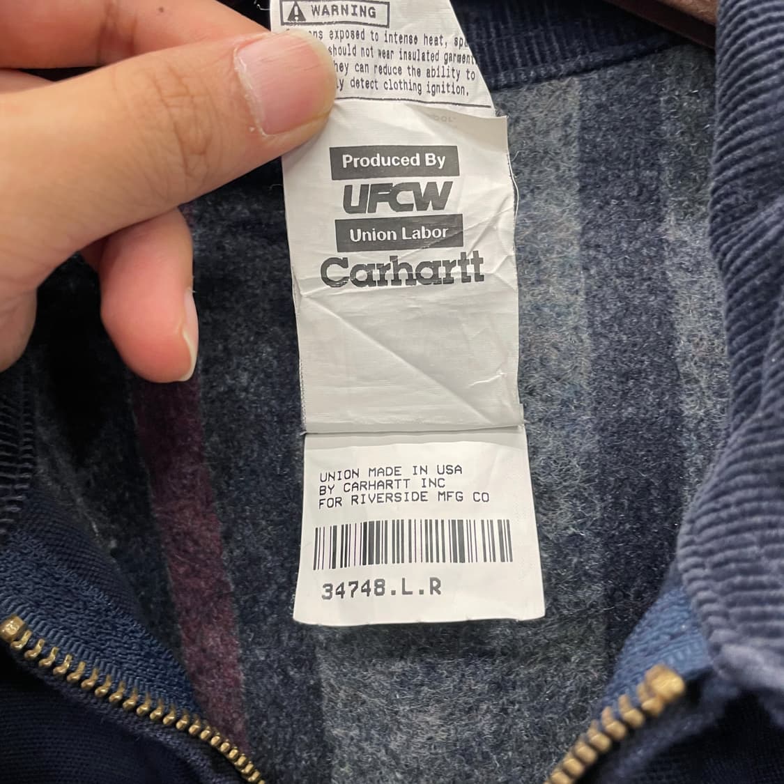 00s 칼하트 J209 Made in USA 코듀넥 디트로이트 자켓 상품이미지10