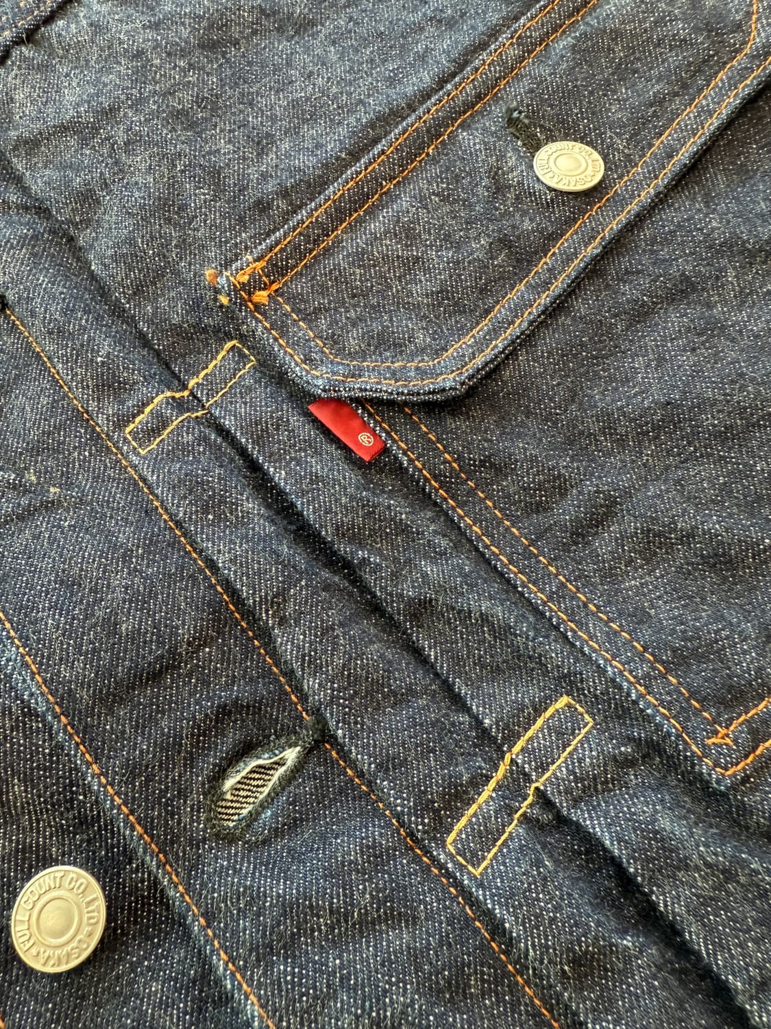 풀카운트 2102w 2nd 타입 데님 자켓 42(105) 상품이미지2