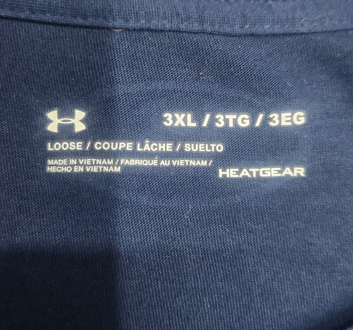 언더아머 네이비 반팔 티셔츠 3XL 상품이미지3