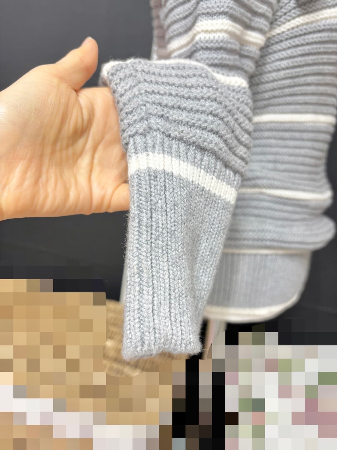 바나나리퍼블릭ㅡ 프릴 니트티 s사이즈/새거수준 상품이미지4