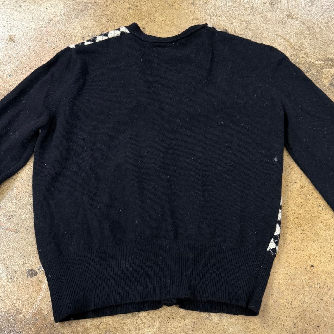 버버리 체크 가디건 상품이미지4