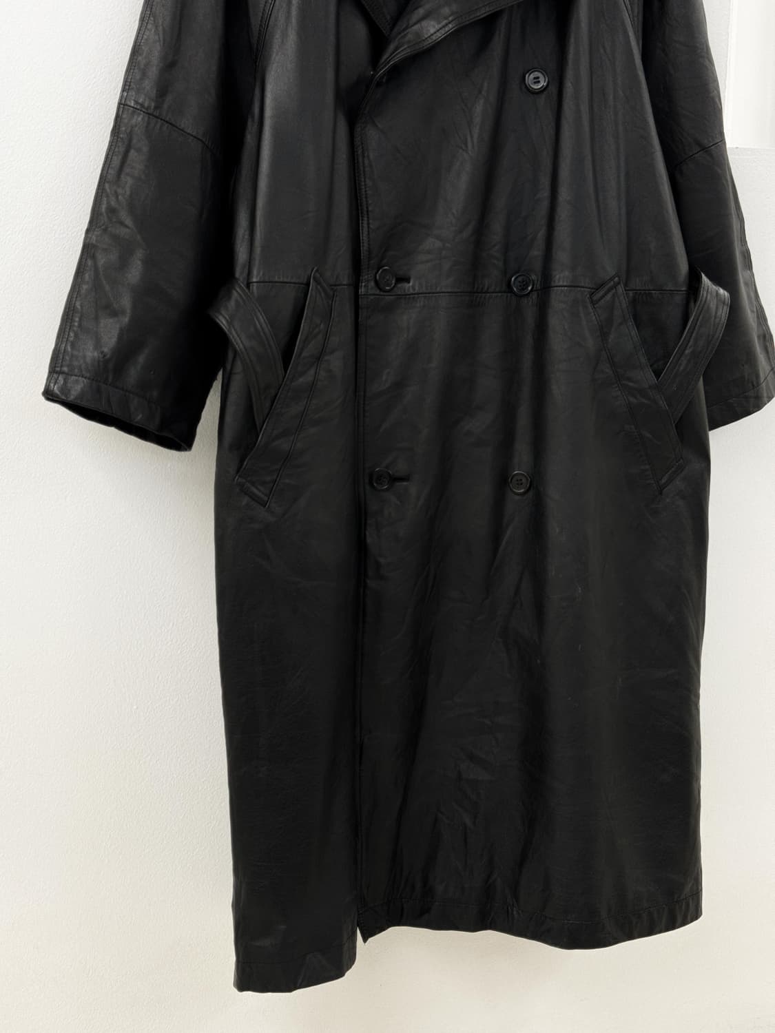 Leather trench coat 상품이미지6