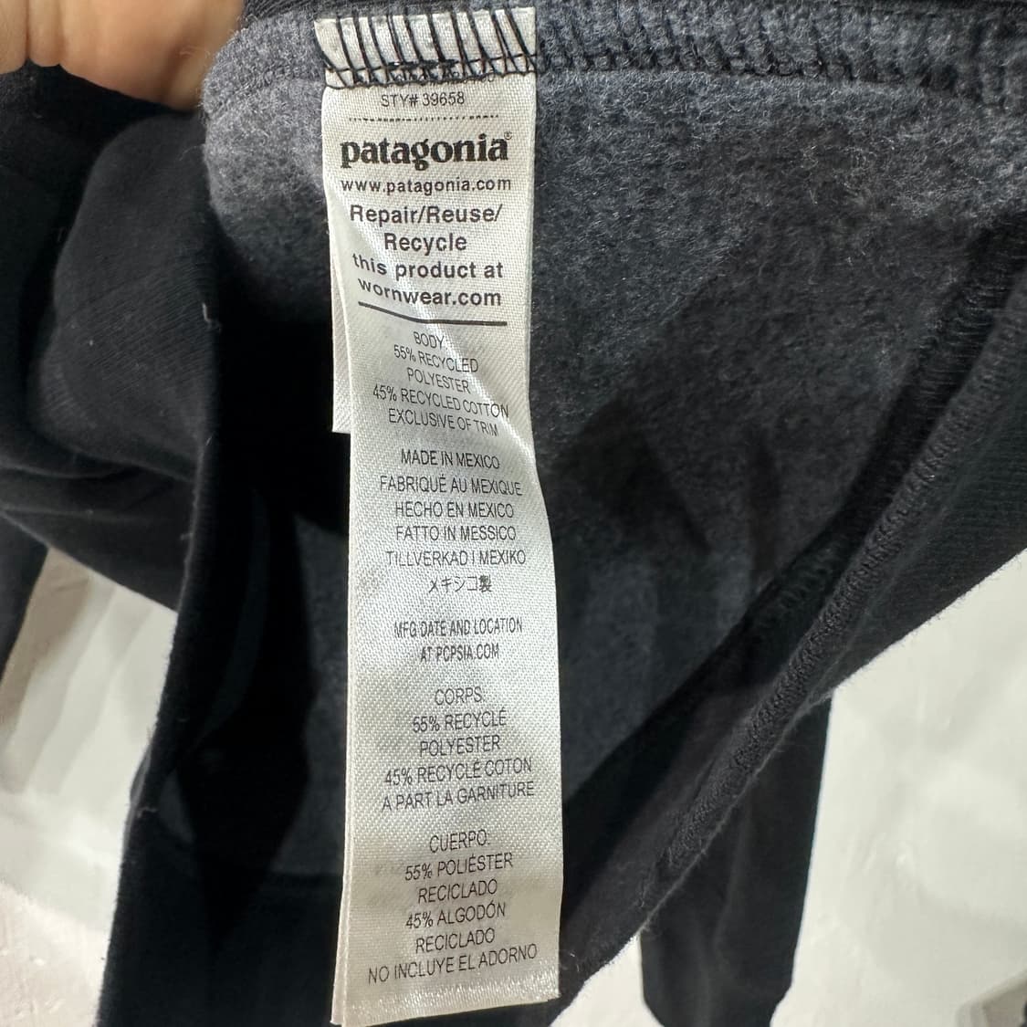 파타고니아 맨투맨 M 상품이미지5