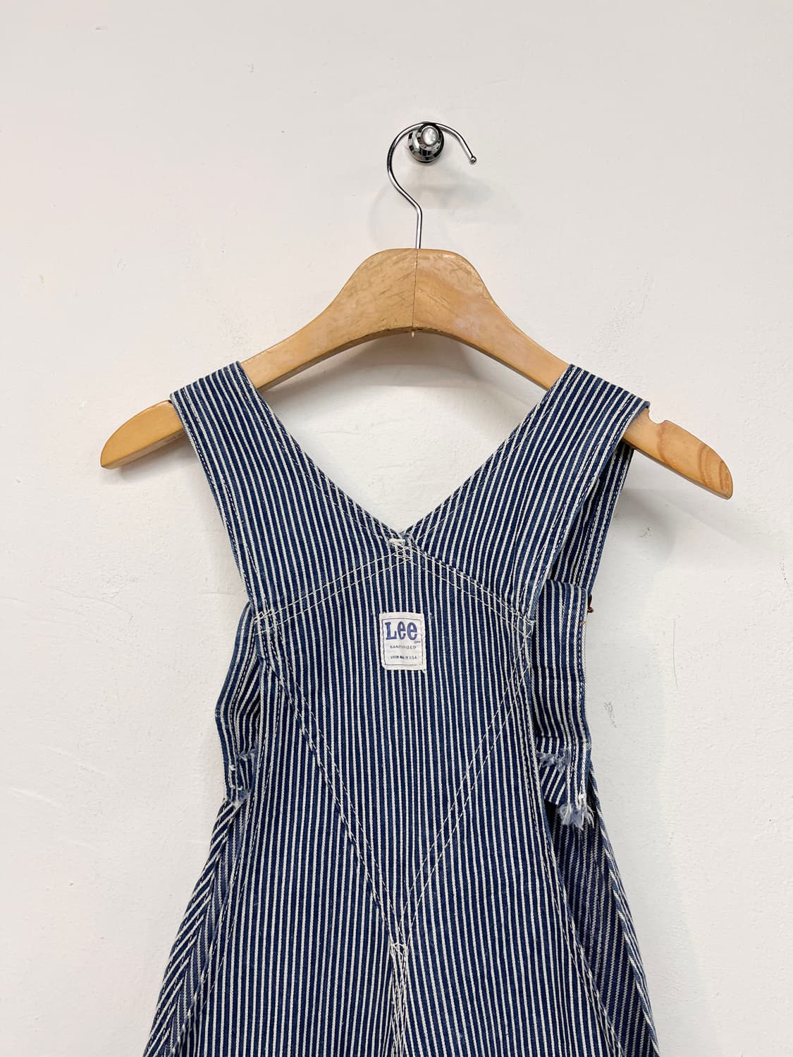 리 스트라이프 데님 오버롤 상품이미지7