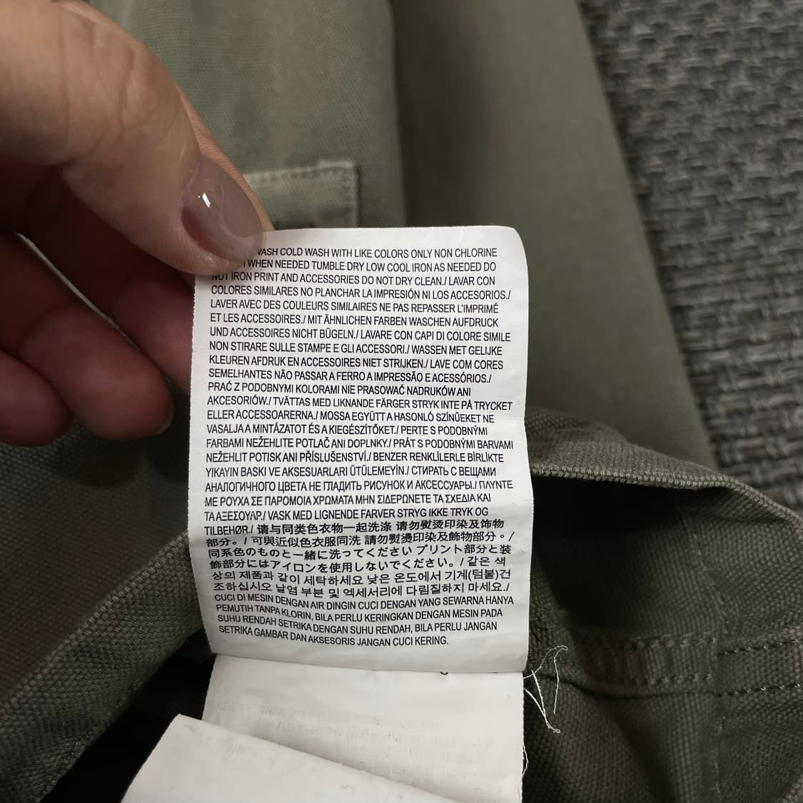 반스 카키 멀티포켓 밀리터리 자켓 M 상품이미지6