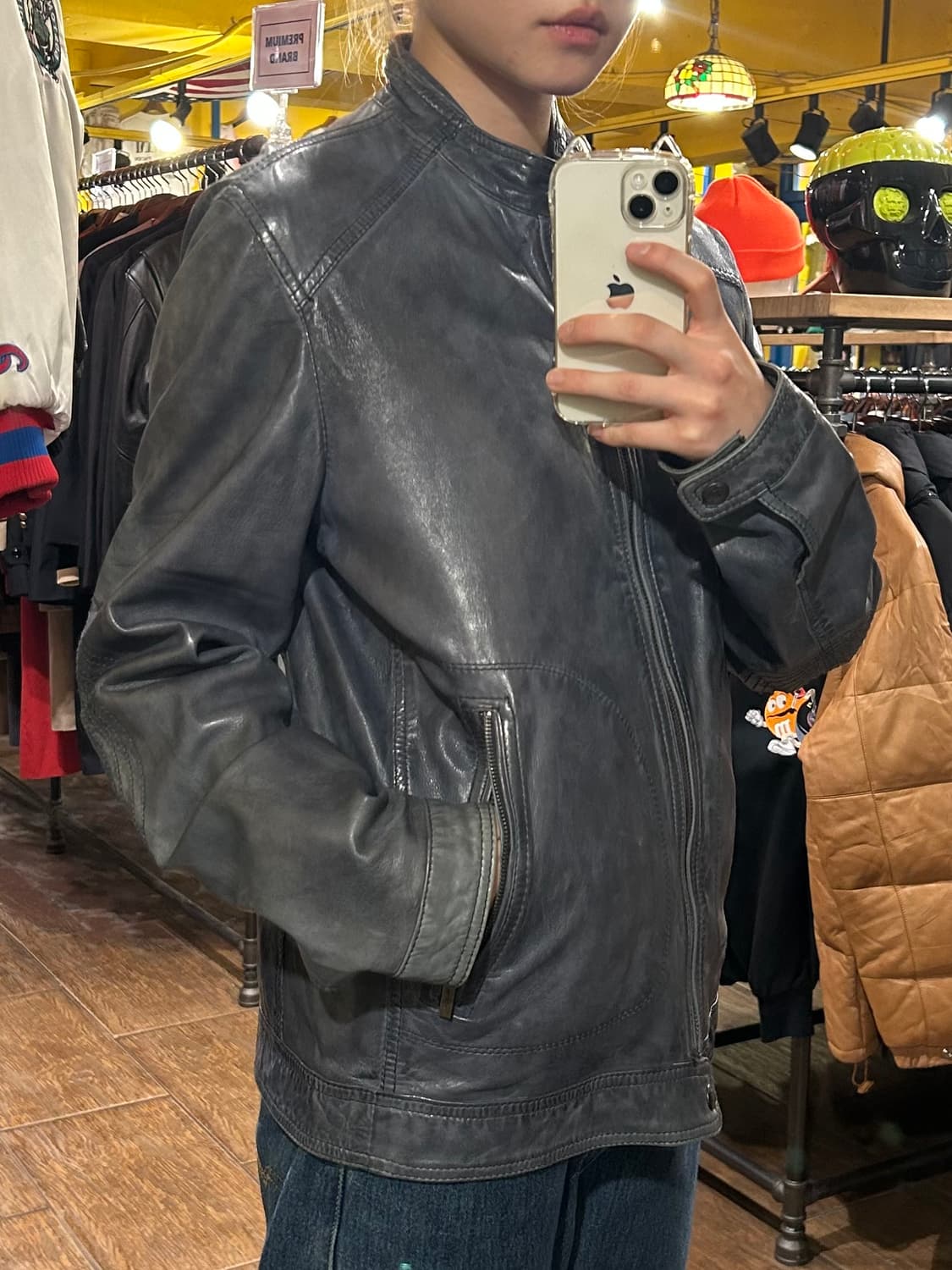 [HI] massimodutti 마시모두띠 레더자켓 상품이미지3