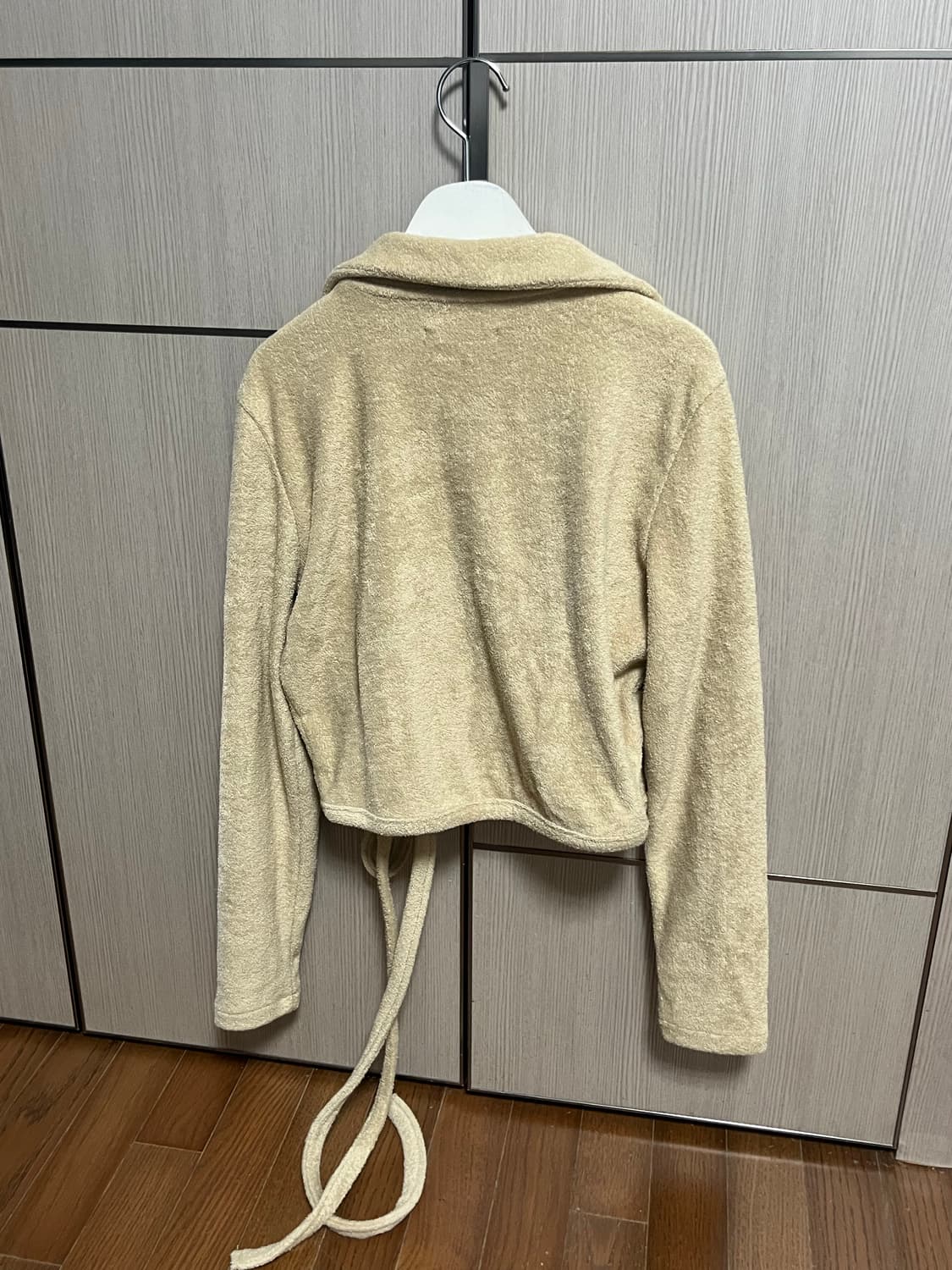 다이애그널 테리 랩 가디건 랩가디건 오르 orr 상품이미지7