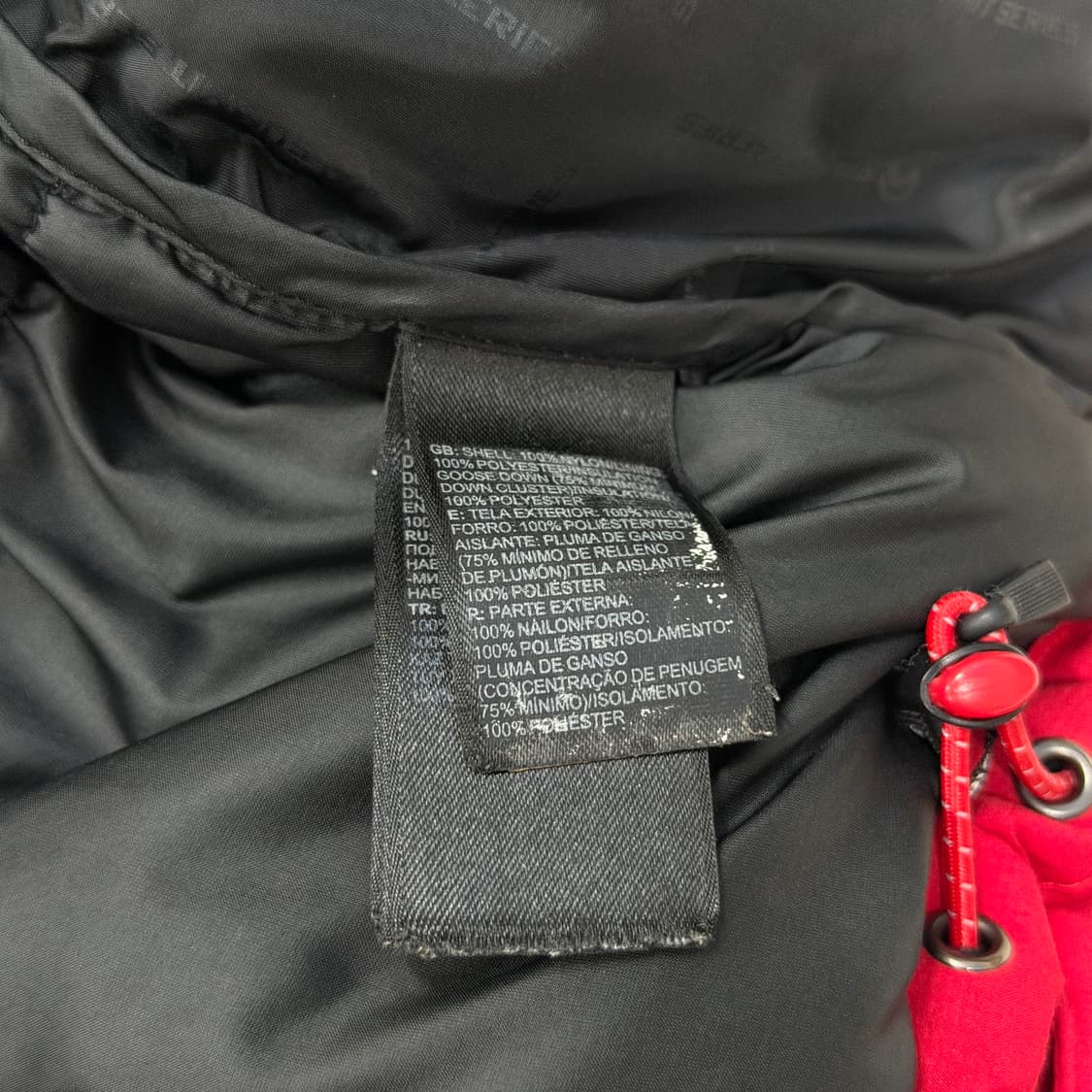 노스페이스 히말라야 레드 써밋 윈드스토퍼 패딩 S 상품이미지6