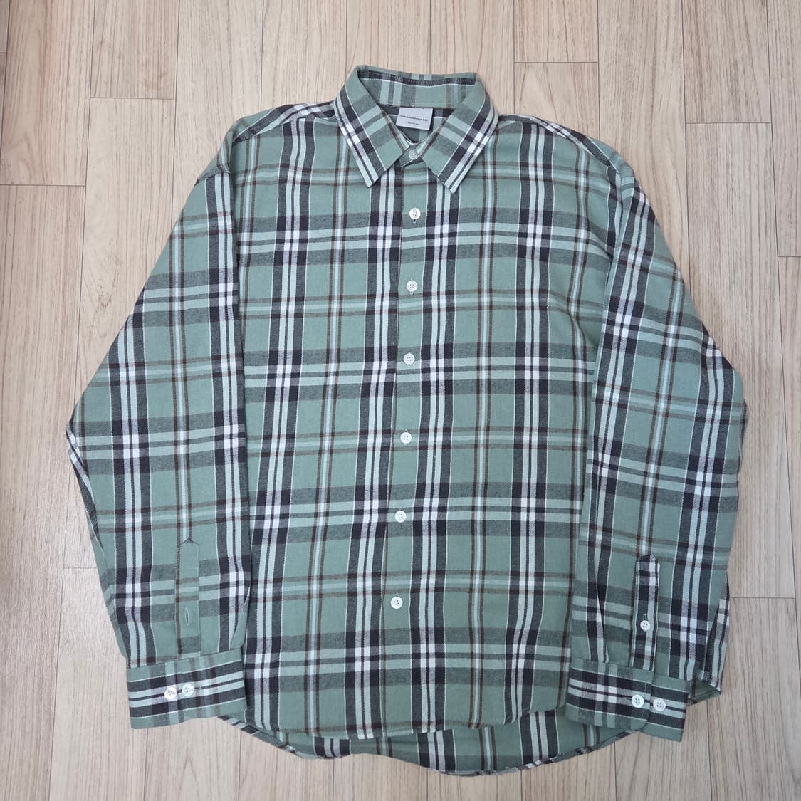 필루미네이트 오버핏 포레스트 체크 셔츠 상품이미지1