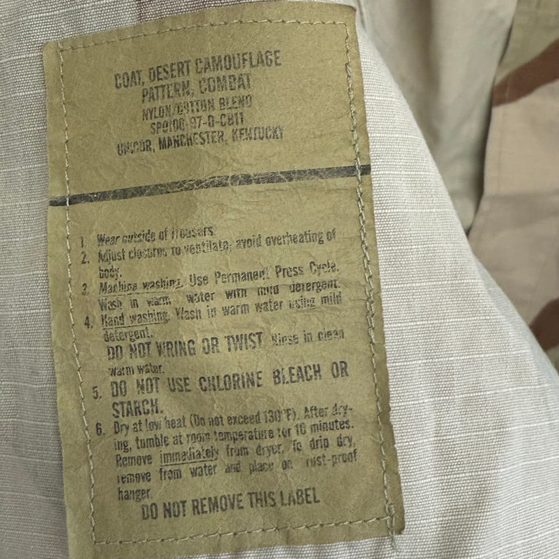 미군 야상 자켓 Taylor 패치 상품이미지3