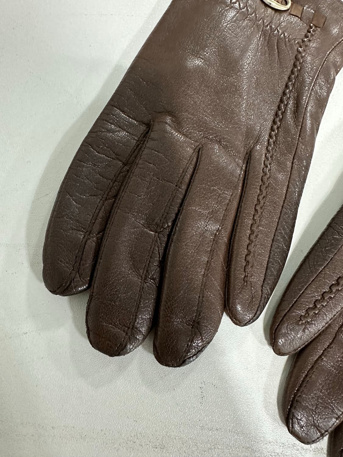 90s 피에르 발망 가죽 장갑 상품이미지4