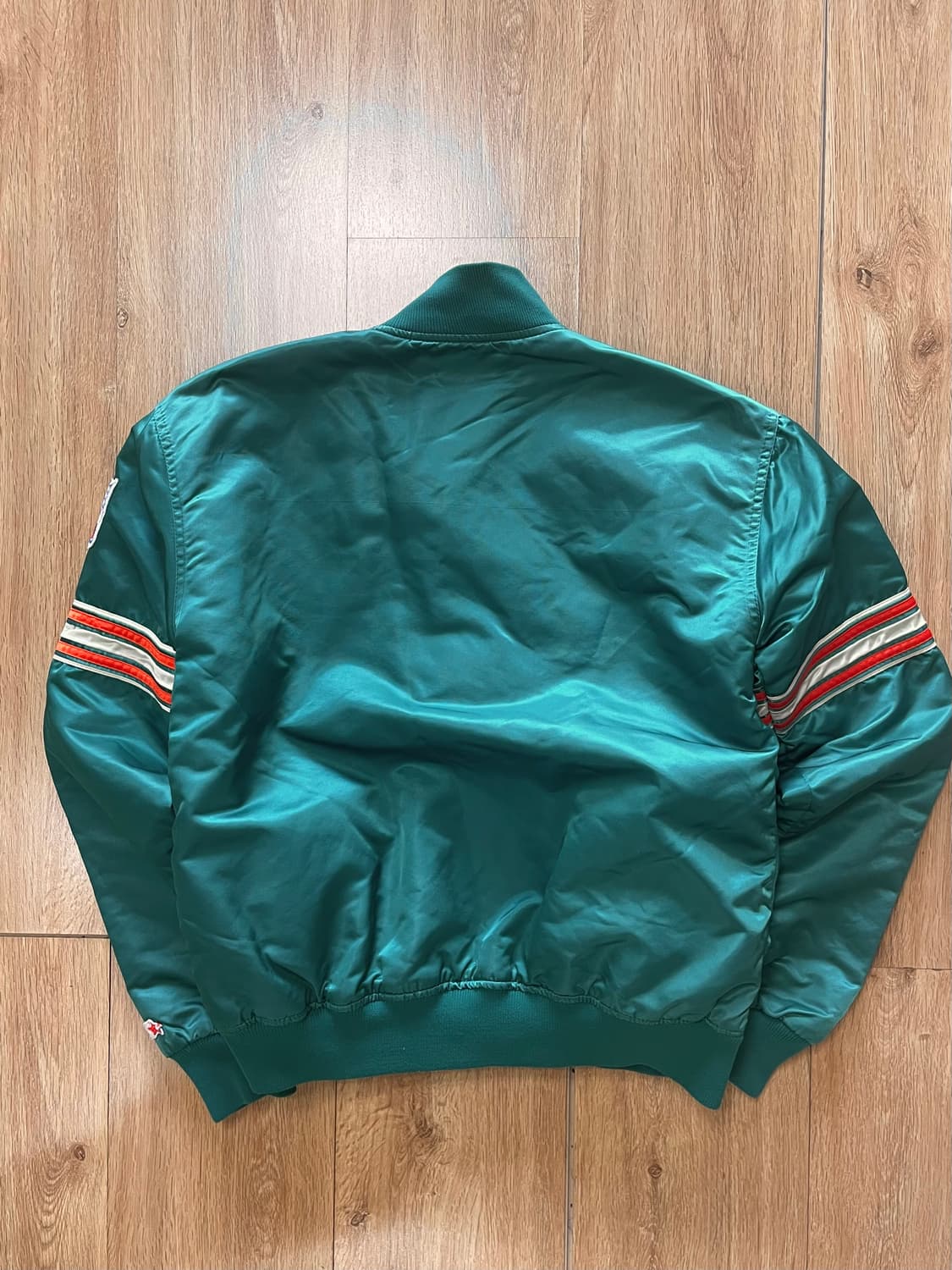 택포) 90s Made USA 빈티지 스타터 사틴 자켓 상품이미지3