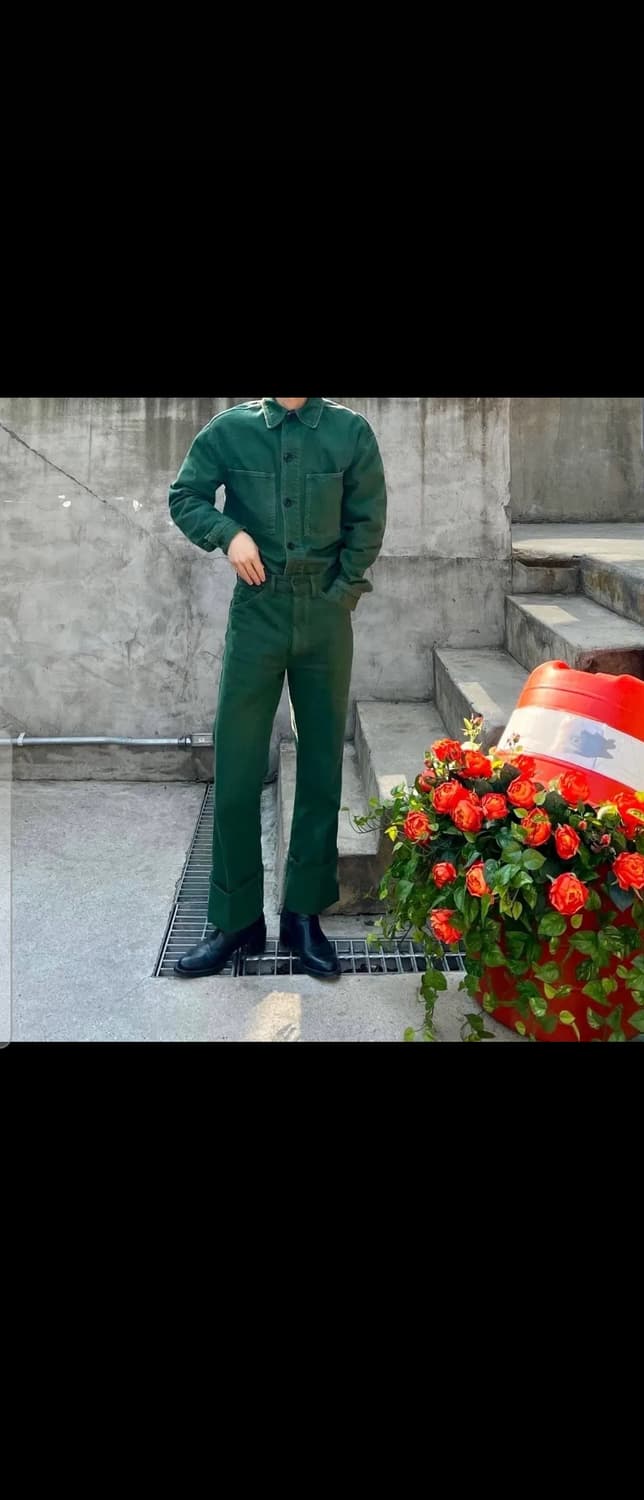 르메르 19fw 클로버 그린 데님 셋업 52 상품이미지2