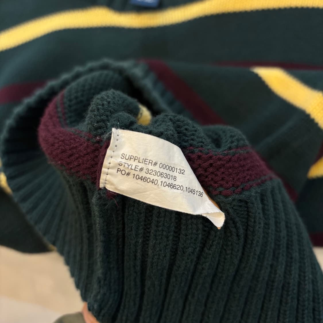 폴로 랄프로렌 줄무늬니트 스트라이프니트 L 상품이미지4