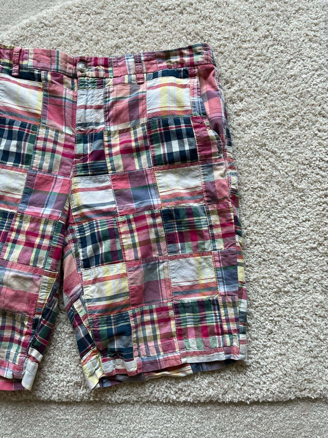 L.L.Bean 마드라스 패치워크 쇼츠 (32-33) 상품이미지3