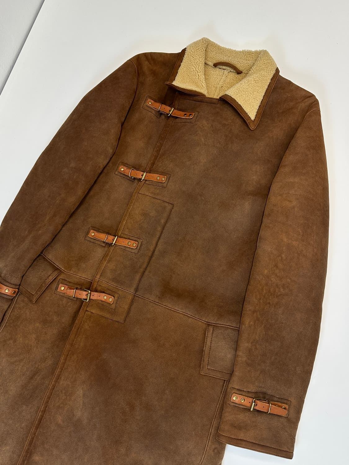 폴 스미스 더플 스웨이드 롱코트 L 상품이미지1