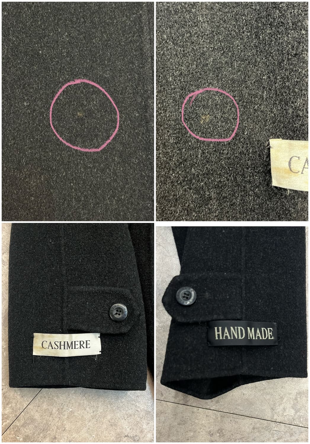 올레그 카시니 캐시미어 롱코트 블랙 #csz3035 상품이미지10