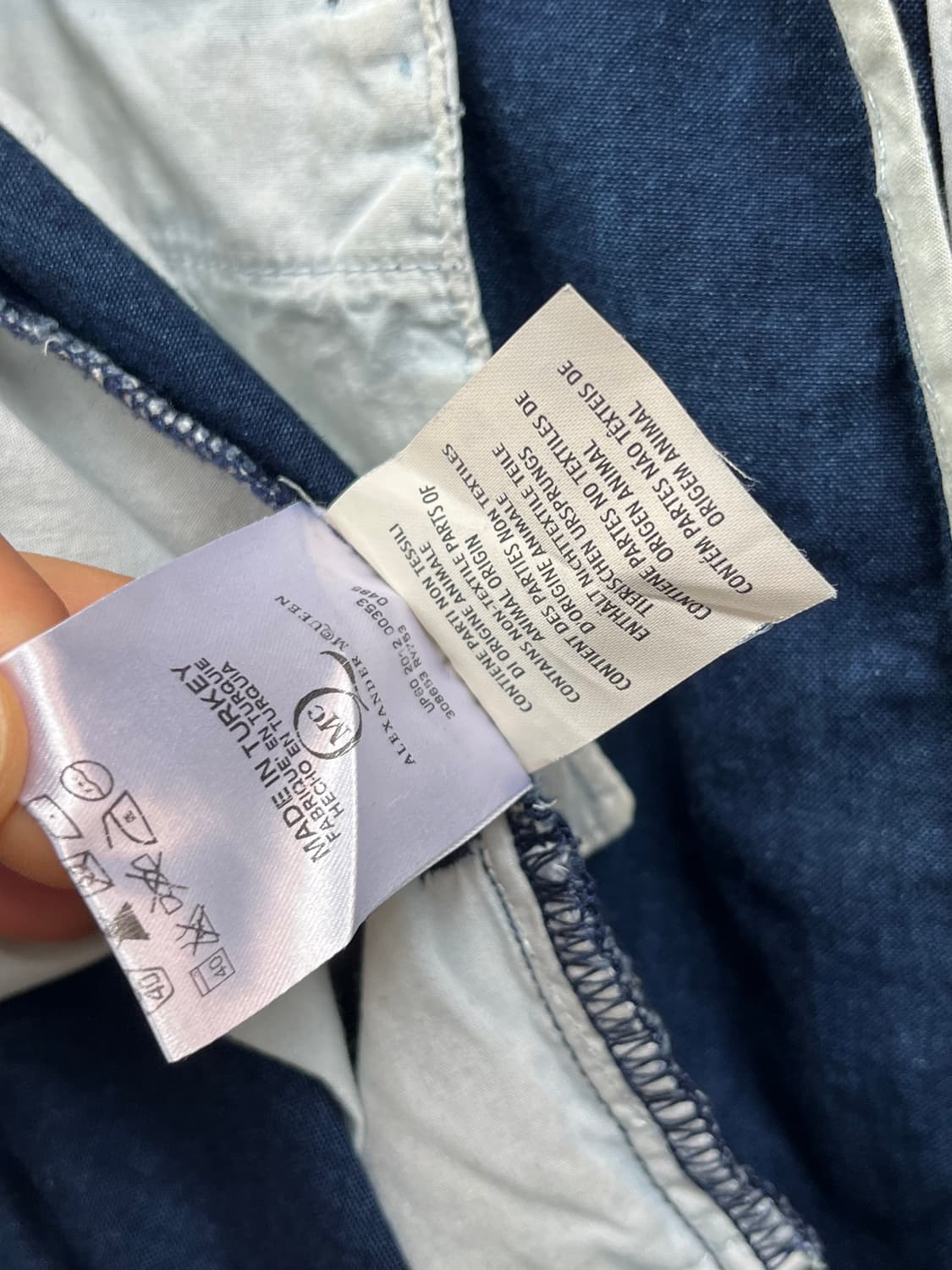 Alexander McQueen 린넨 반바지 W32 상품이미지5