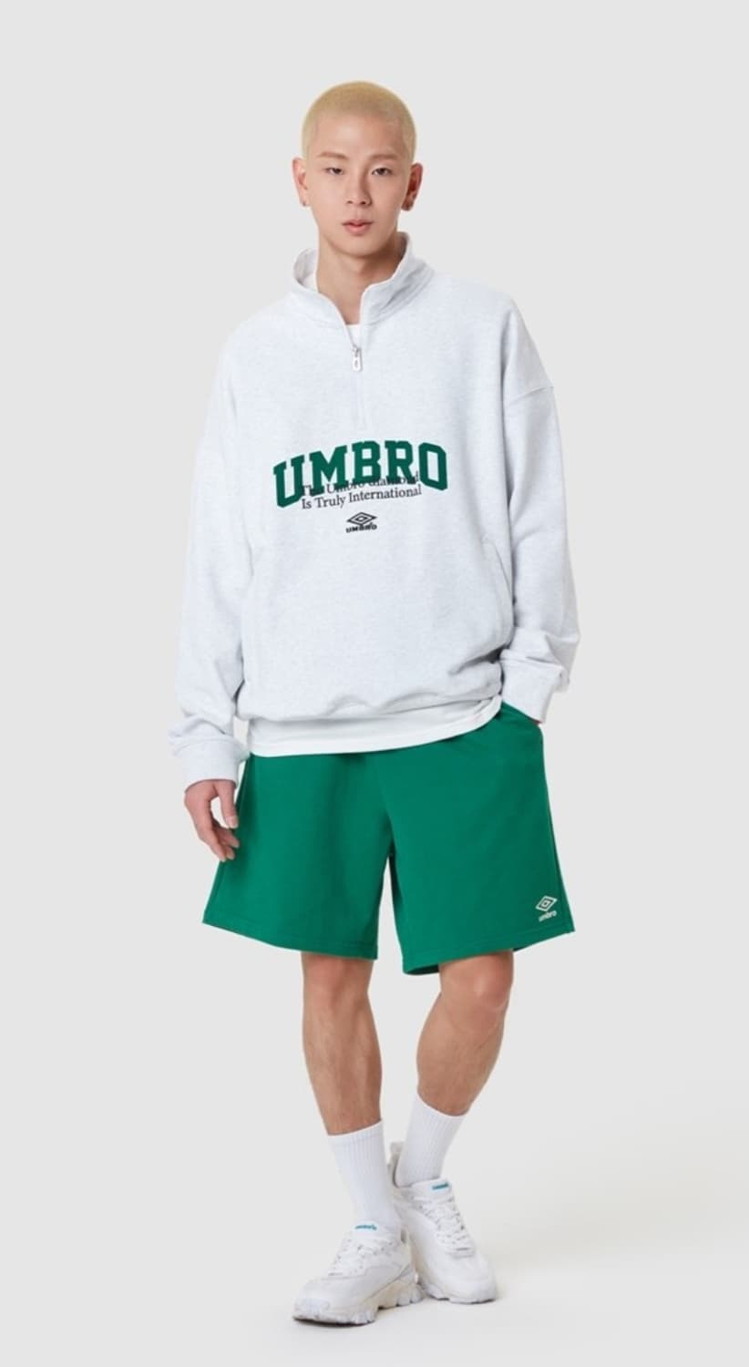 엄브로 하프 집업 맨투맨(100)오버핏 

 상품이미지1